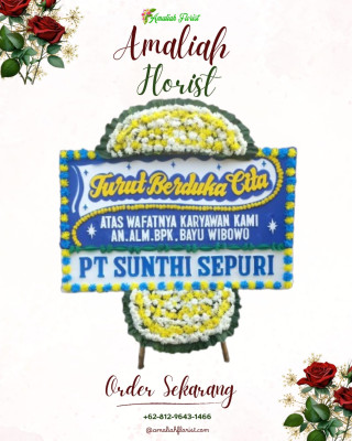 Papan Bunga Duka di Yapen Barat